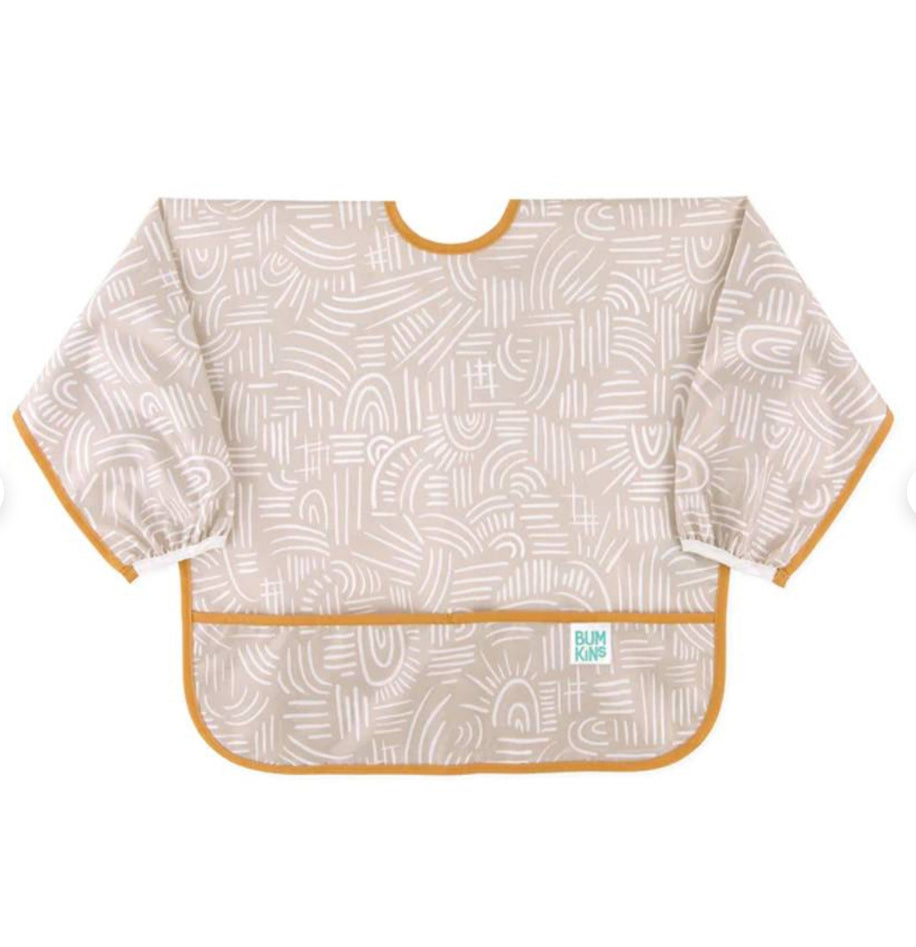 Bumkins Waterproof Sleeved Bib - Wander