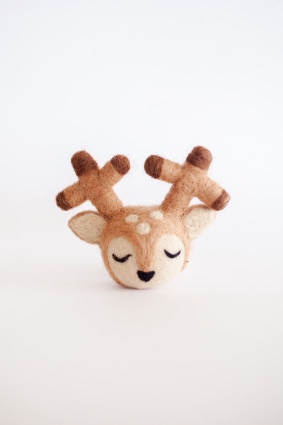 Sleepy Reindeer Christmas ornament