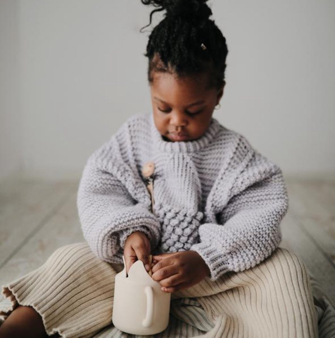 Mushie Snack Cup - Ivory