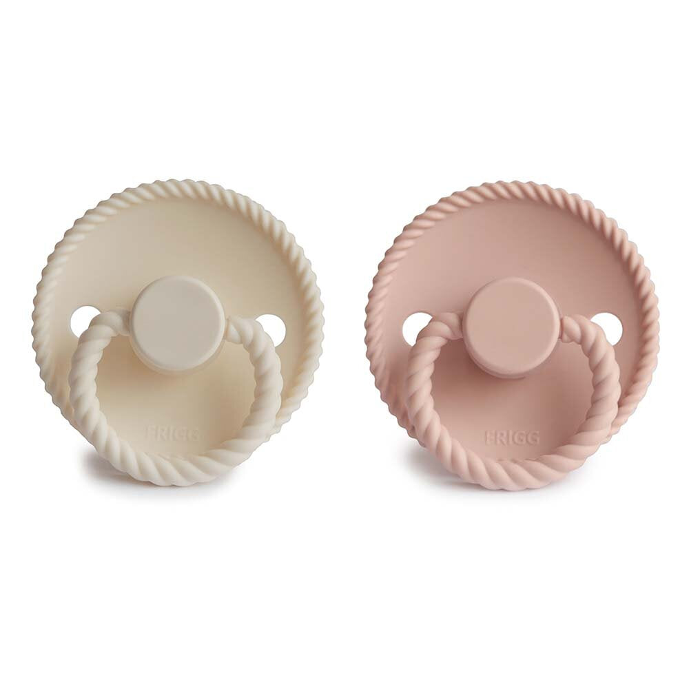 Frigg Rope Pacifier - Blush/Cream