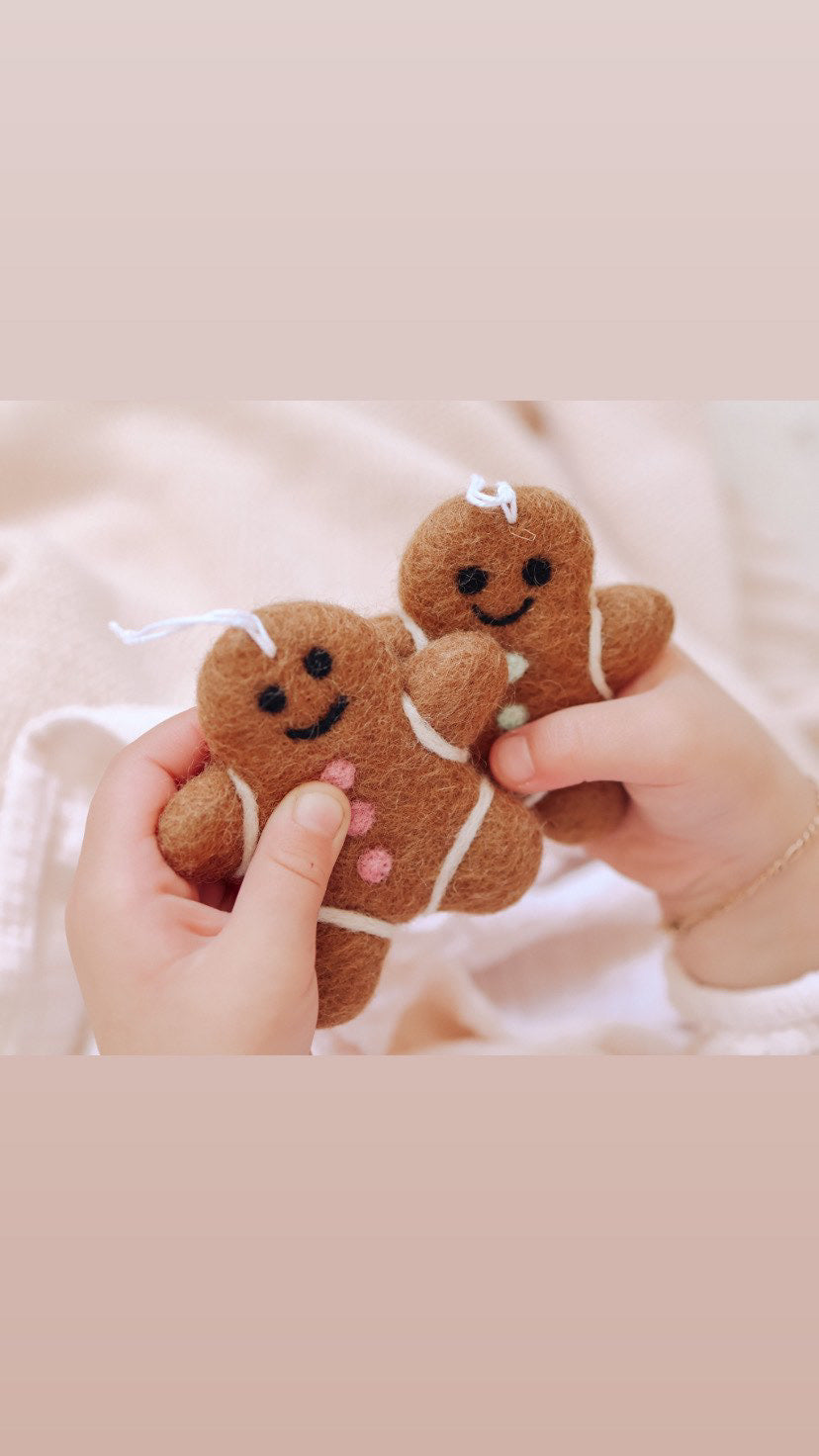 Gingerbread man Christmas ornament