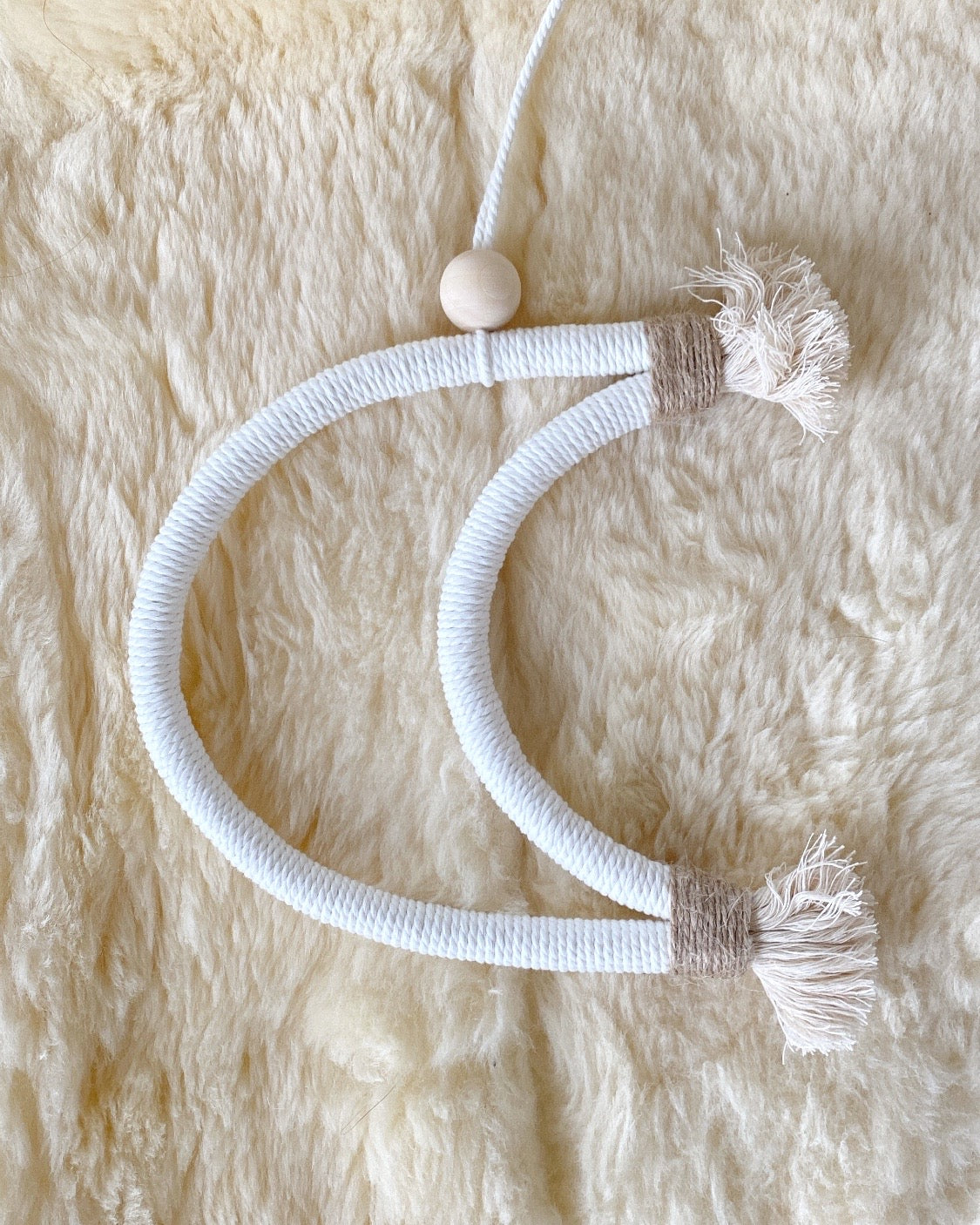 Moon macrame - large