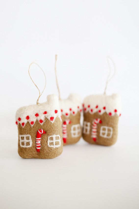 Gingerbread house Christmas ornament