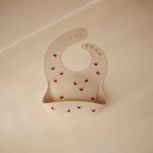 Silicone Bib - butterfly